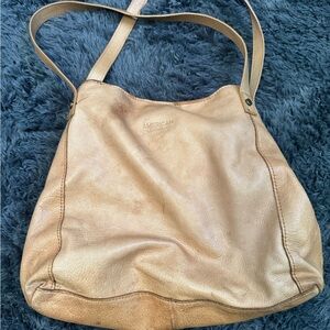 American Leather Co Tan Leather Shoulder Bag